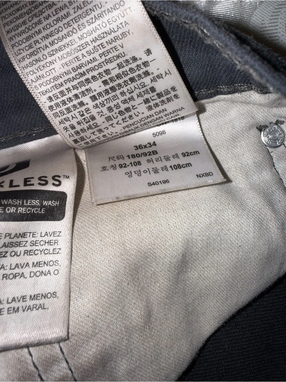 Levi's Black Straight-Leg Men's Pants